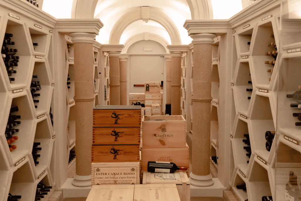 Adega luxuosa do Rome Cavalieri, A Waldorf Astoria Hotel